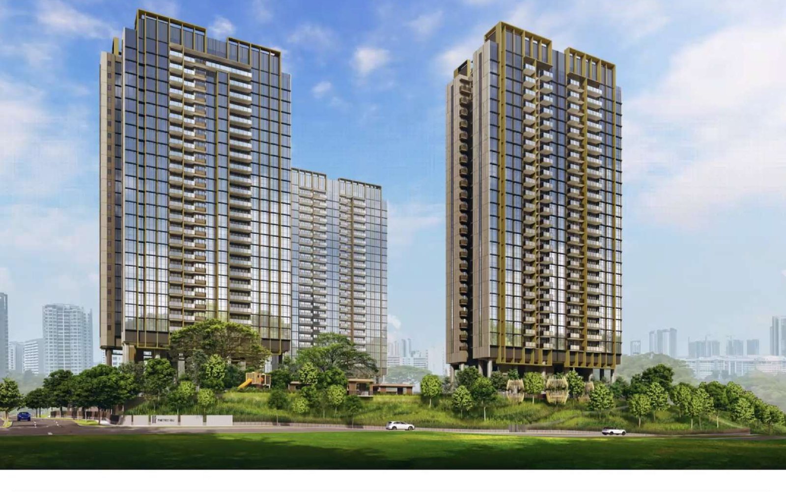 Pinetree Hill towers