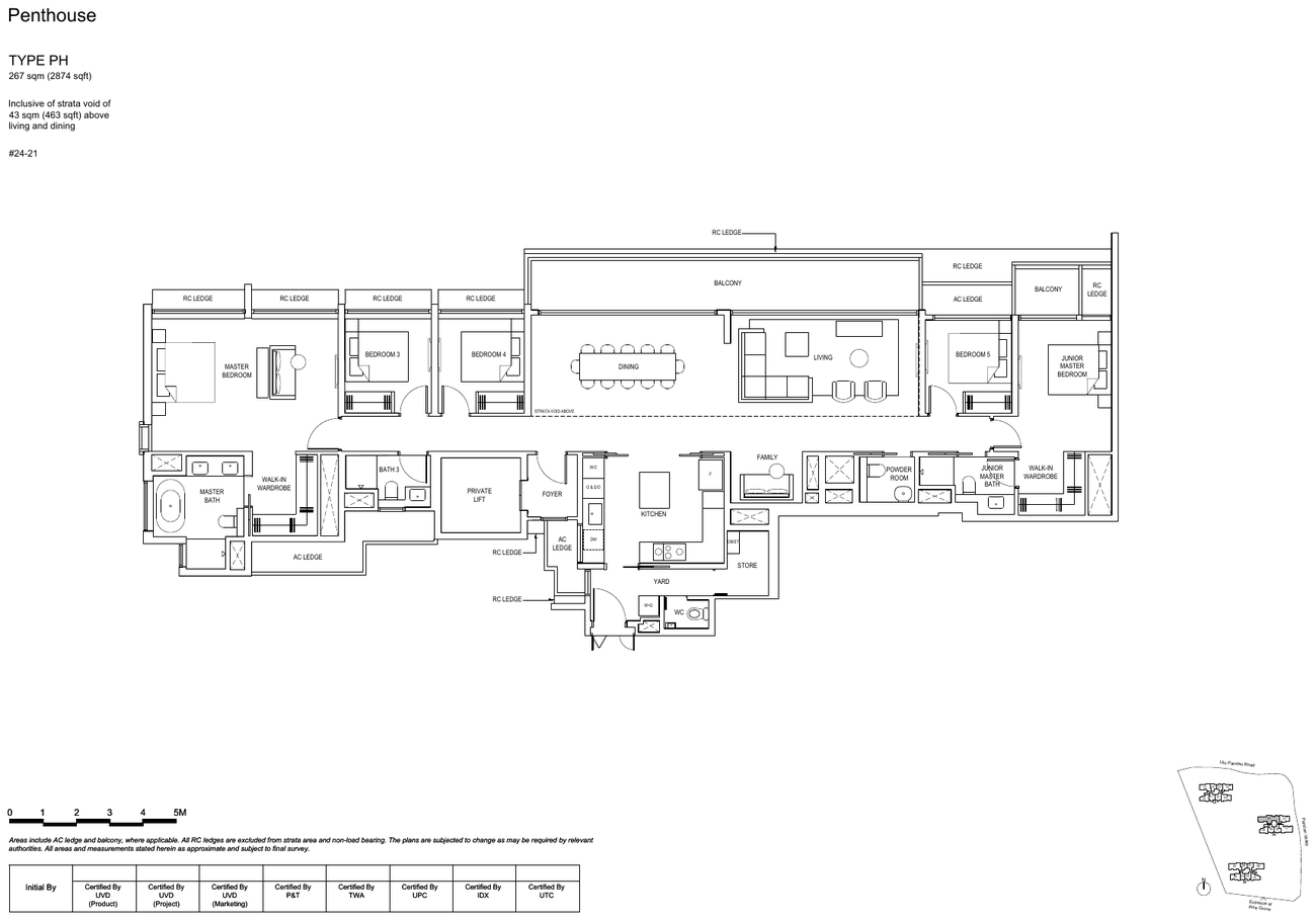 Penthouse · Type PH · 2,874 sqft